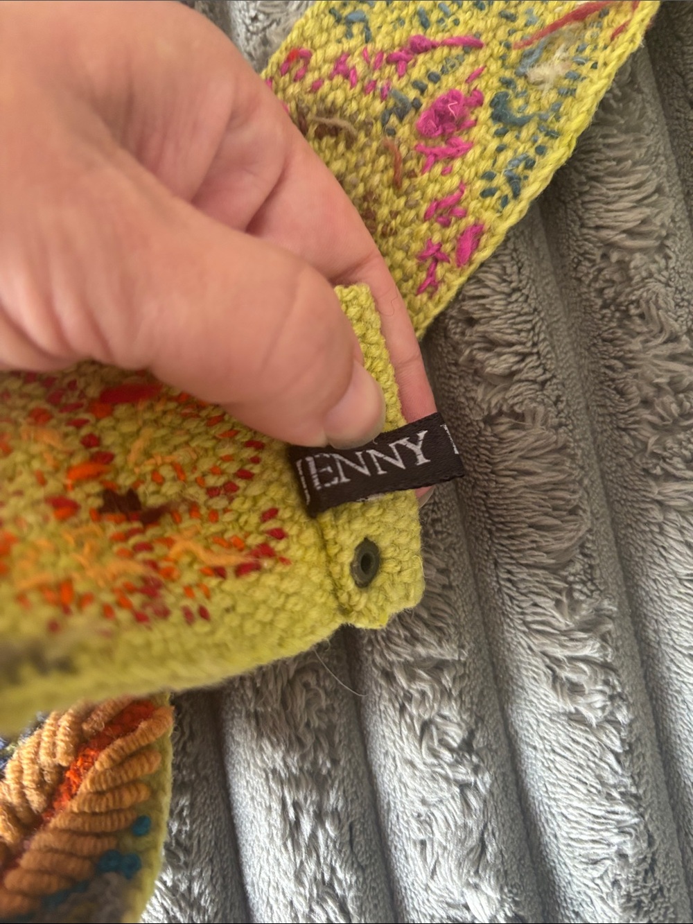 Jenny Krauss Colorful Embroidered Floral  Pattern Belt - Picture 10 of 11